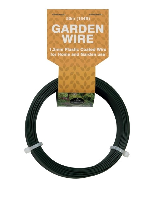 50 m Plastik Kaplı Bahçe Teli 1,2 mm
