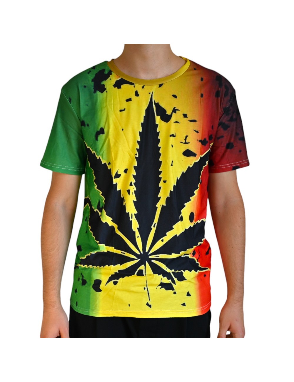 T-Shirt Cannabis Style Rasta