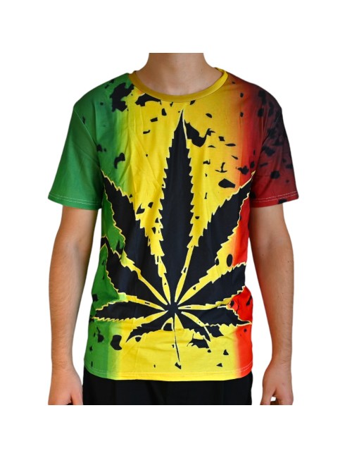 T-Shirt Cannabis Style Rasta