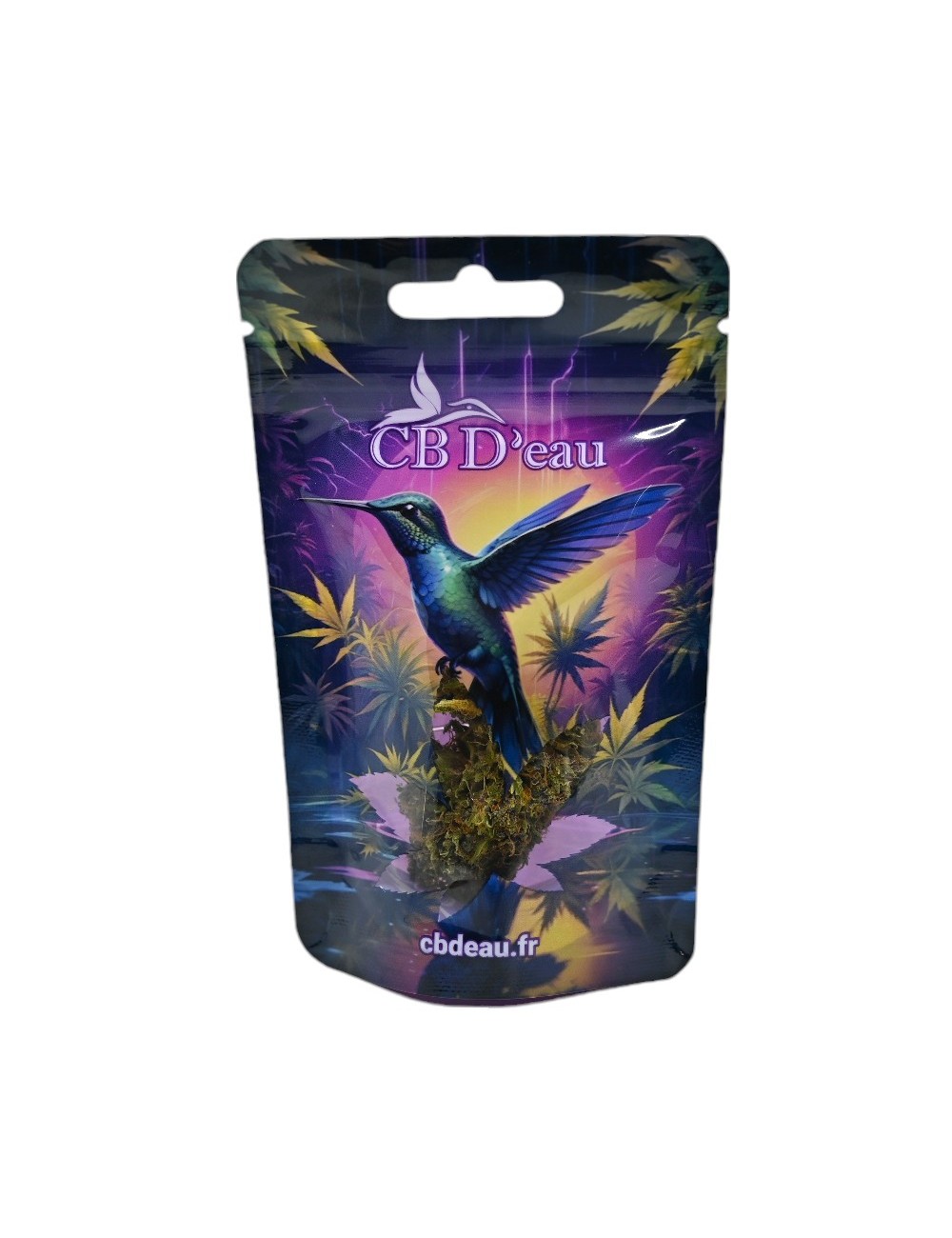 Satz von 100 CBD'eau-Beuteln 140x85x50mm
