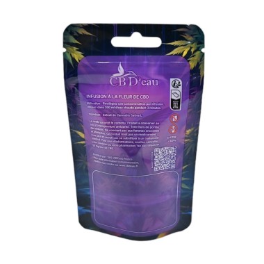 Satz von 100 CBD'eau-Beuteln 140x85x50mm