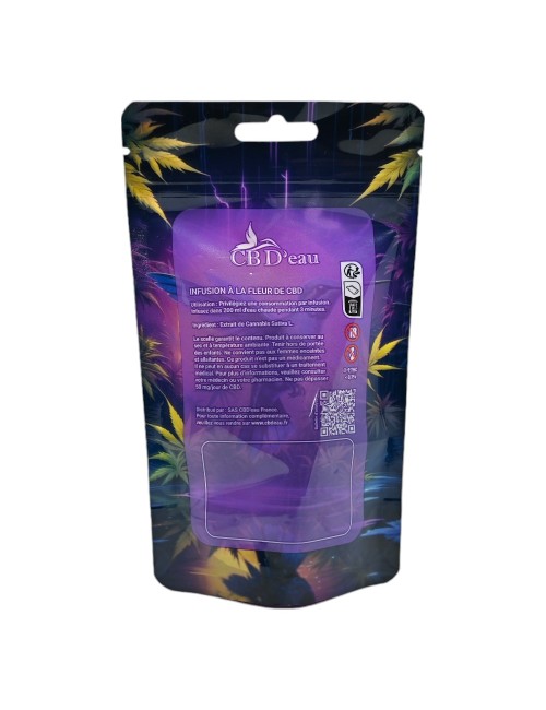 Set von 100 CBD-Wasser-Beuteln 190x110x70mm