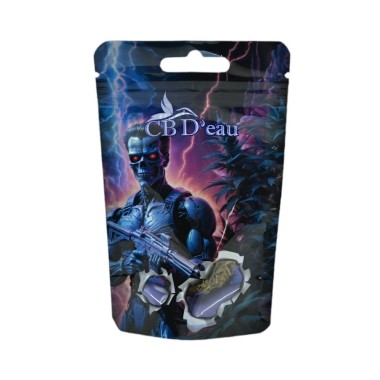 Set von 100 Terminator CBD'eau-Beuteln 140x85x50mm