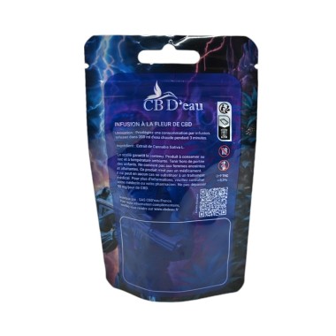 Set von 100 Terminator CBD'eau-Beuteln 140x85x50mm