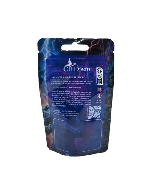 Set von 100 Terminator CBD'eau-Beuteln 140x85x50mm