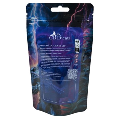 Set von 100 Terminator CBD'eau Beuteln 190x110x70mm