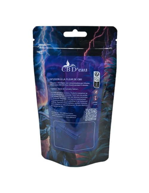 Set von 100 Terminator CBD'eau Beuteln 190x110x70mm