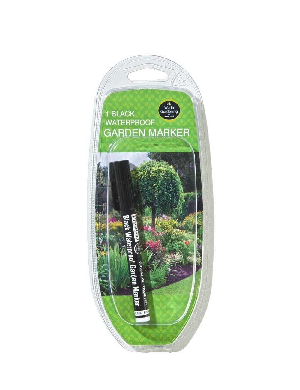 Su geçirmez siyah bahçe işaretleme kalemi