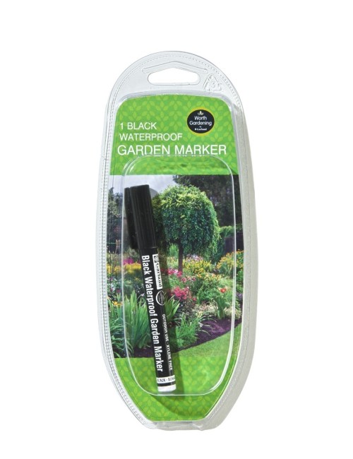 Su geçirmez siyah bahçe işaretleme kalemi