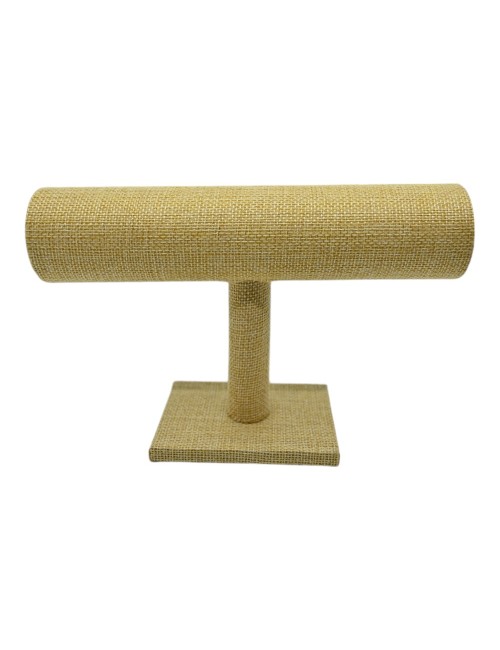 Doğal jüt kumaştan bileklik tutucu