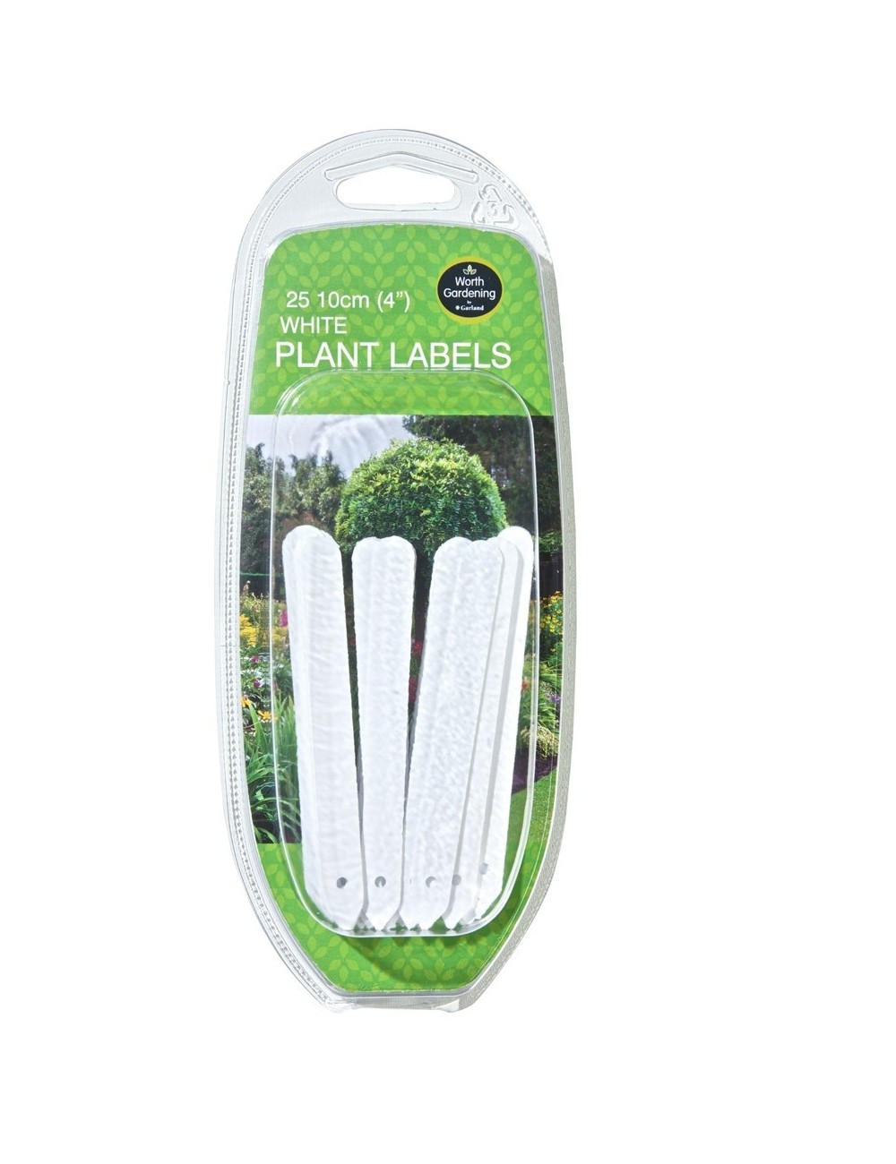 Beyaz Bitki Etiketleri 10cm 25'li Set