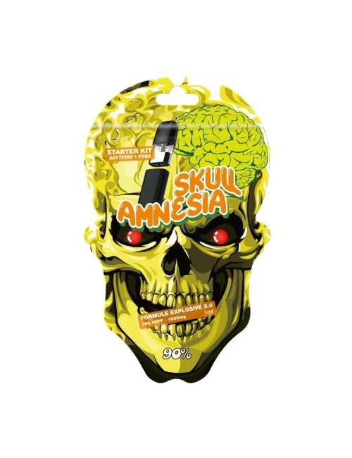 Starter-Kit Skull Amnesia Akku + Pod 90% MCP-N, MCP-S + Muscimol 40mg