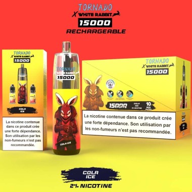 Puff WHITE RABBIT x TORNADO 15000 Kola Buz