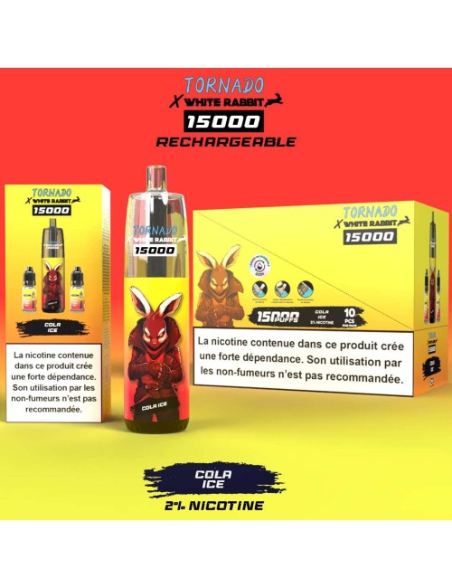 Puff WHITE RABBIT x TORNADO 15000 Kola Buz