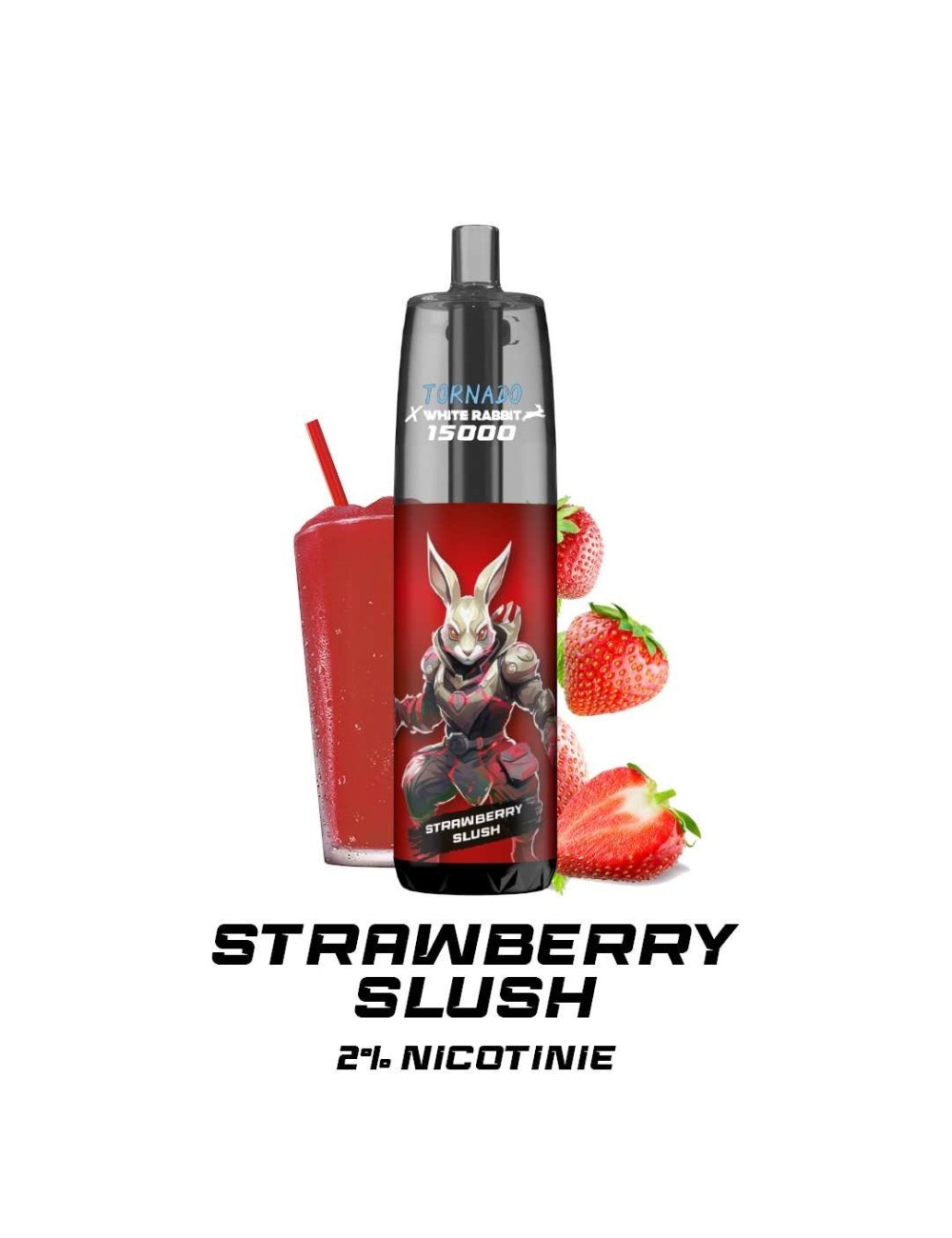 Puff WHITE RABBIT x TORNADO 15000 Çilek Slush