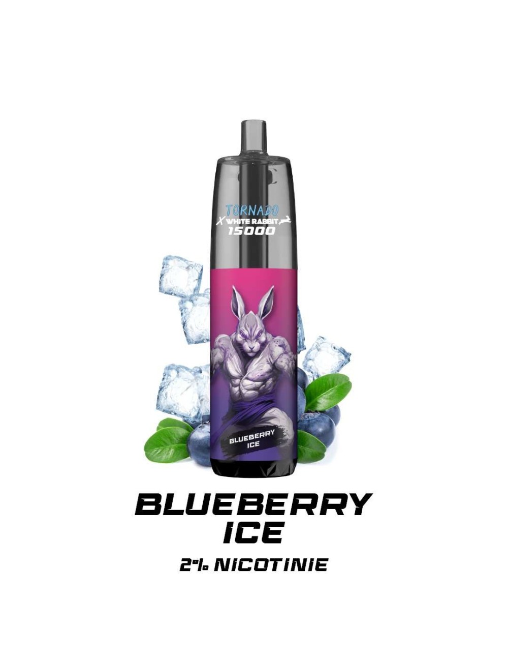 Puff WHITE RABBIT x TORNADO 15000 Yaban Mersini-Buz