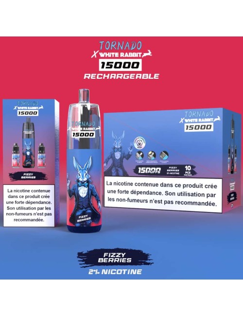 Puff WHITE RABBIT x TORNADO 15000 Köpüklü Meyveler