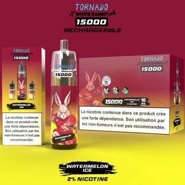 Puff WHITE RABBIT x TORNADO 15000 Karpuz Buzlu