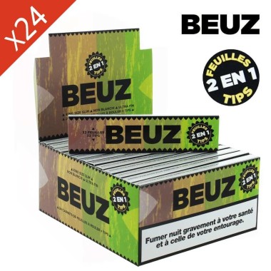24 Adet Beuz Brown Slim King Size Sigara Kağıdı + Filtre Paketi