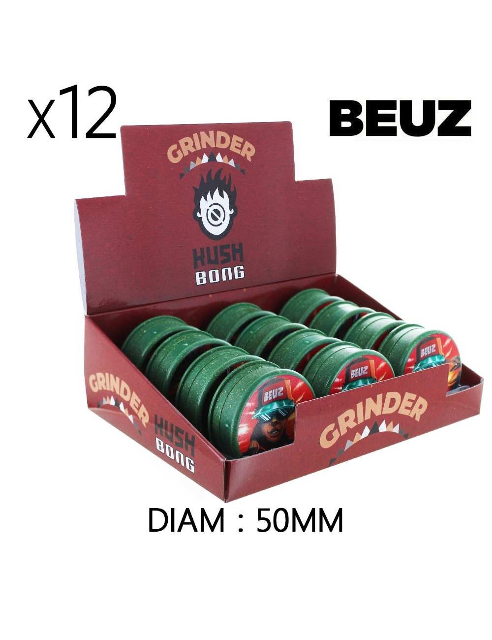 12 adet ekolojik kenevir öğütücü Dj Beuz ile doz