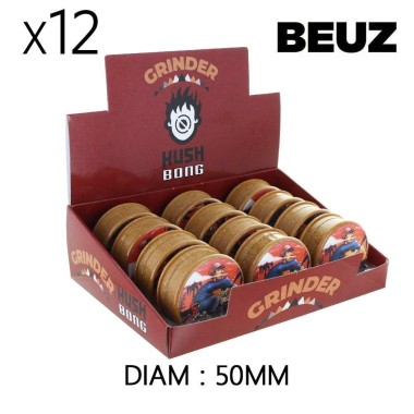 12'li Kenevir Öğütücü Bike Biyolojik Olarak Parçalanabilir Kahverengi 50mm Kutu