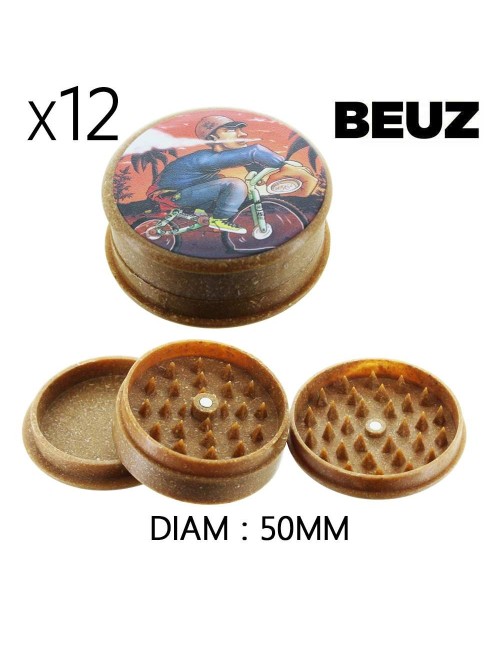 12'li Kenevir Öğütücü Bike Biyolojik Olarak Parçalanabilir Kahverengi 50mm Kutu