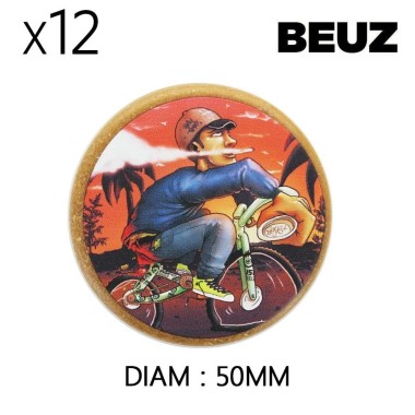 12'li Kenevir Öğütücü Bike Biyolojik Olarak Parçalanabilir Kahverengi 50mm Kutu