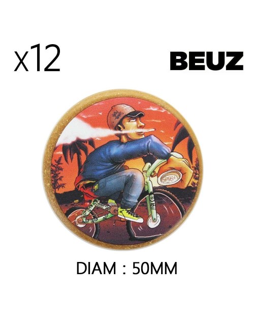 12'li Kenevir Öğütücü Bike Biyolojik Olarak Parçalanabilir Kahverengi 50mm Kutu