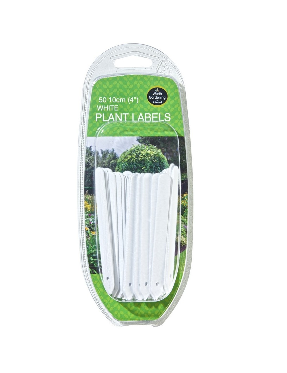 Beyaz Bitki Etiketleri 10cm 50'li Set