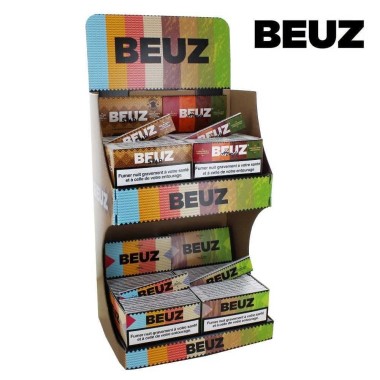 Pack Beuz - 4 Kutu Slim Sigara Kağıdı + Stand
