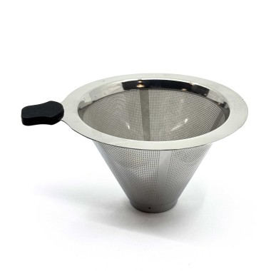 Paslanmaz Çelik Çay Süzgeci ve Altlıklı