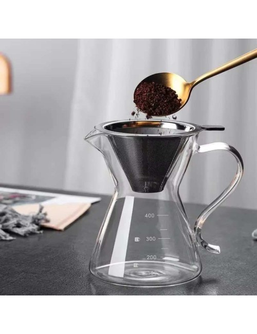 Paslanmaz Çelik Çay Süzgeci ve Altlıklı