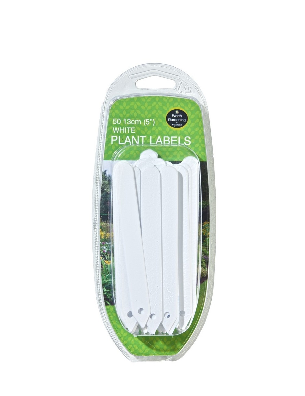 Beyaz Bitki Etiketleri 13cm 50'li Set