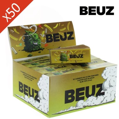 50 adet perfore filtre uçlu Box Brown Buds BEUZ
