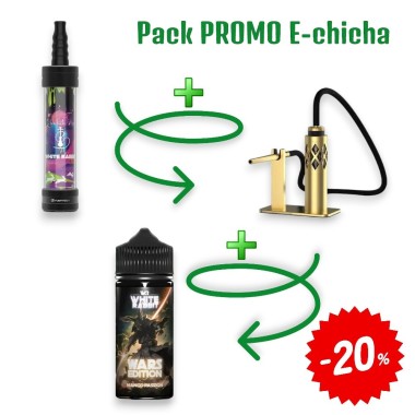 Pack E-Shisha Kırmızı Beyaz Air Rabbit Gold