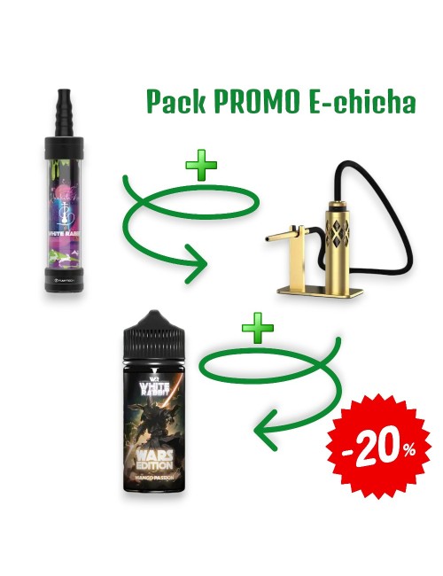 Pack E-Shisha Kırmızı Beyaz Air Rabbit Gold