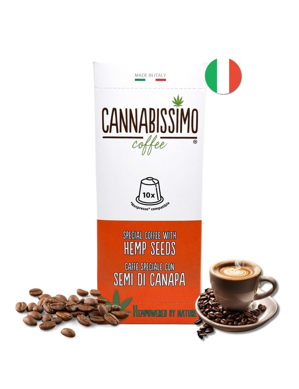 Kenevir Tohumu Kahvesi Cannabissimo - 10 Kapsül
