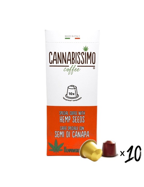 Kenevir Tohumu Kahvesi Cannabissimo - 10 Kapsül