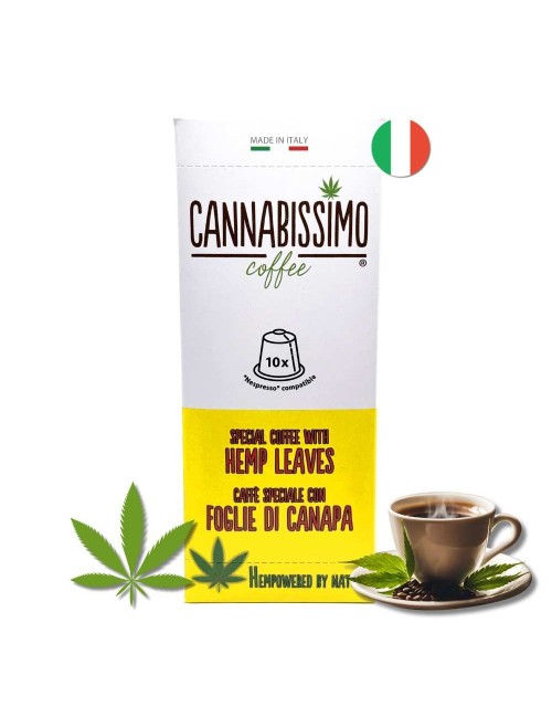 Kenevir Yapraklı Kahve Cannabissimo - 10 Kapsül