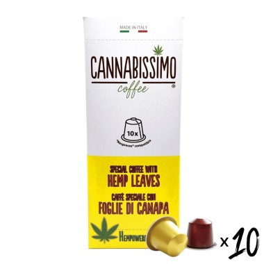 Kenevir Yapraklı Kahve Cannabissimo - 10 Kapsül