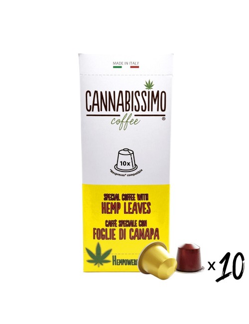 Kenevir Yapraklı Kahve Cannabissimo - 10 Kapsül