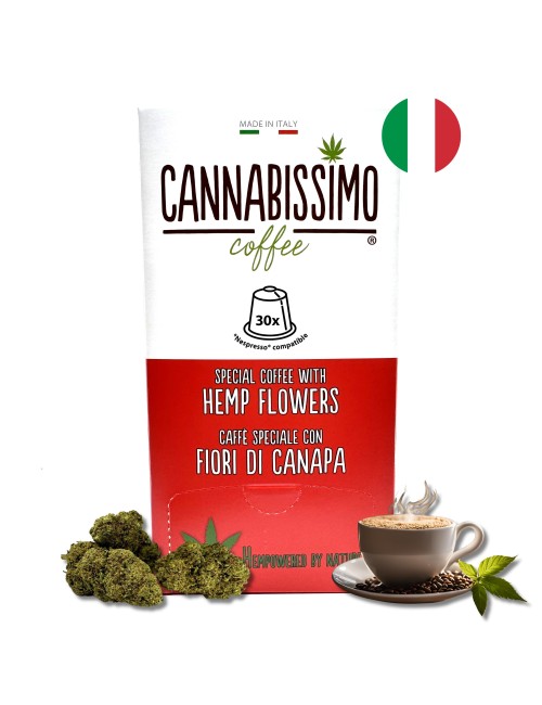 Cannabissimo Kenevir Çiçekli Kahve - 30 Kapsül