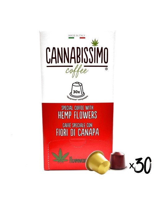 Cannabissimo Kenevir Çiçekli Kahve - 30 Kapsül