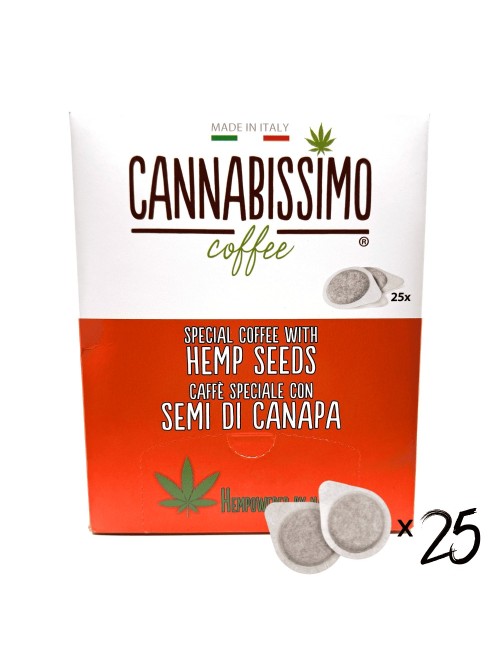 Kenevir Tohumu Kahve Kapsülleri Cannabissimo - 25 Kapsül