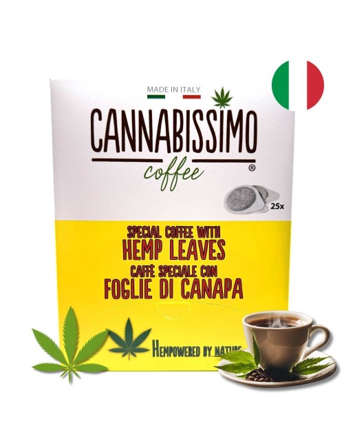 Kenevir Yaprağı Kahve Kapsülleri Cannabissimo - 25 Kapsül