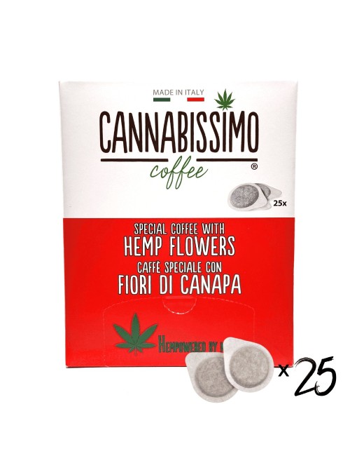 Kenevir Çiçekli Kahve Kapsülleri Cannabissimo - 25 Kapsül