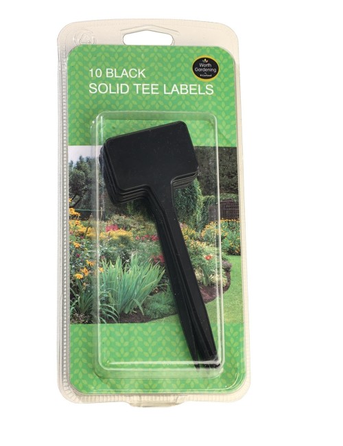 T şeklinde siyah etiketler 10'lu set
