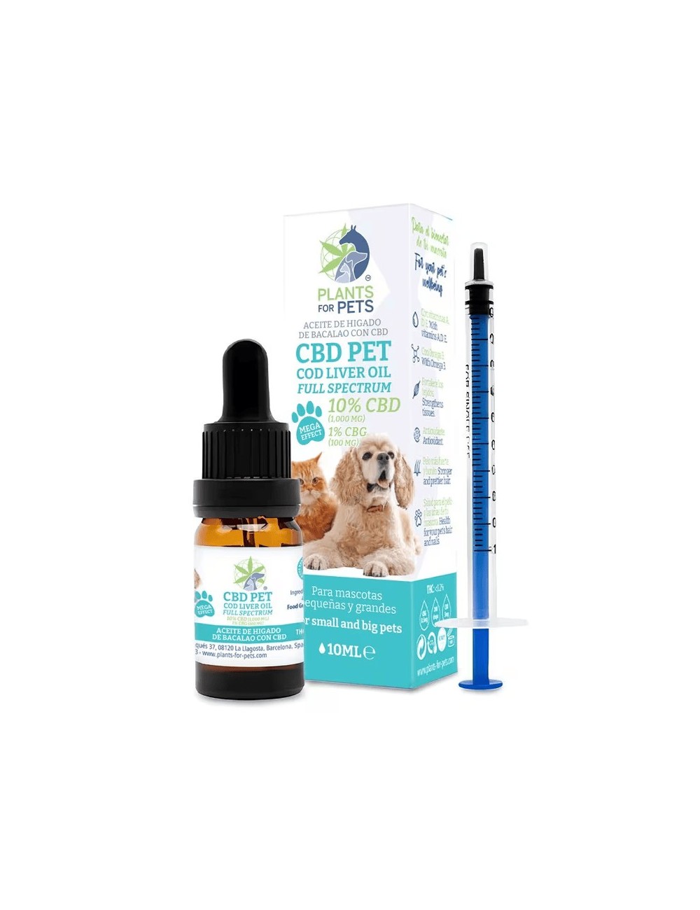 CBD Yağı Hayvanlar İçin 10% CBG 1% | PLANTS FOR PETS