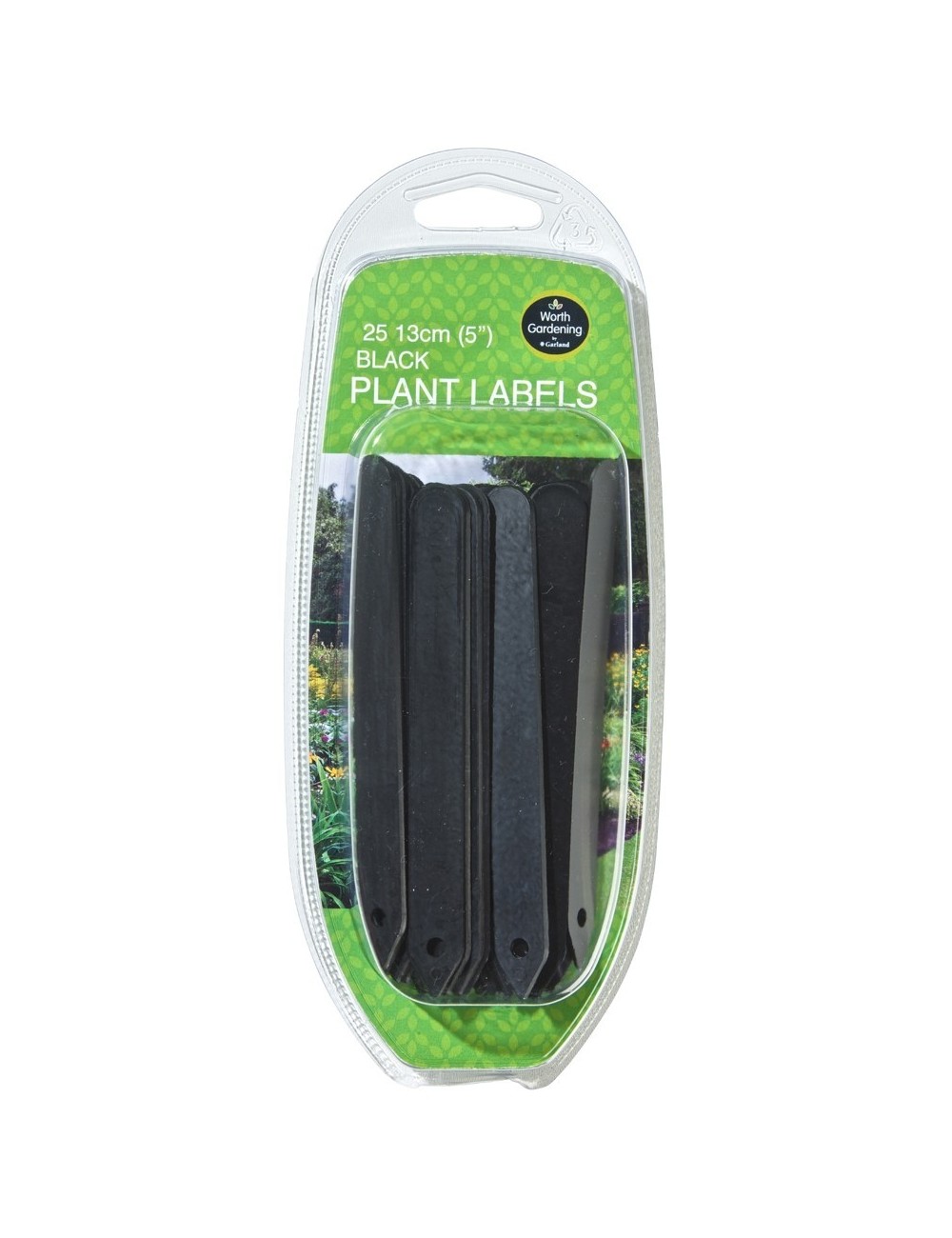 Siyah Bitki Etiketleri 13cm 25'li Set