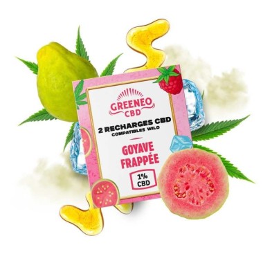 CBD Kartuşları DONMUŞ GUAVA - 2 Adet | GREENEO